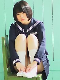 japanese; schoolgirl; uniform; upskirt; 