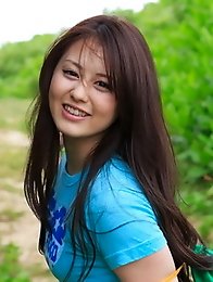 beautiful; hairy; horny; idol; japanese; naked; outdoors; small; solo; teen; 
