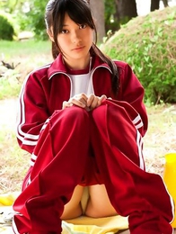 ass; japan teens; japanese teens; outdoors; solo; sport; 